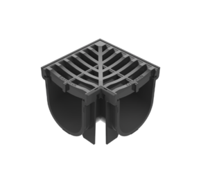 EasyDRAIN Standard Corner with Polymer Grate