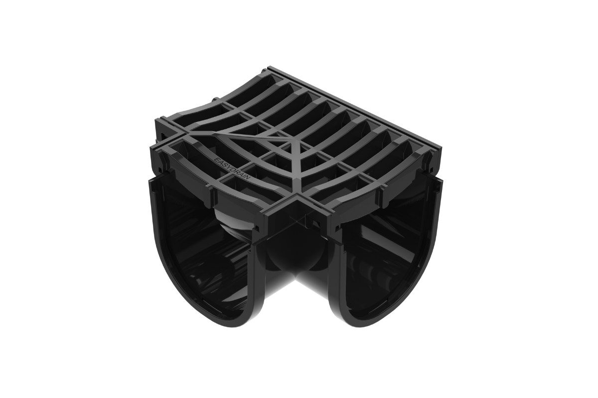 EasyDRAIN Standard Tee Piece with Polymer Grate
