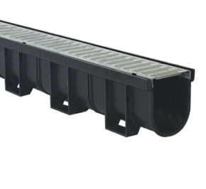 EasyDRAIN Standard Channel with Galvanised Steel Grate