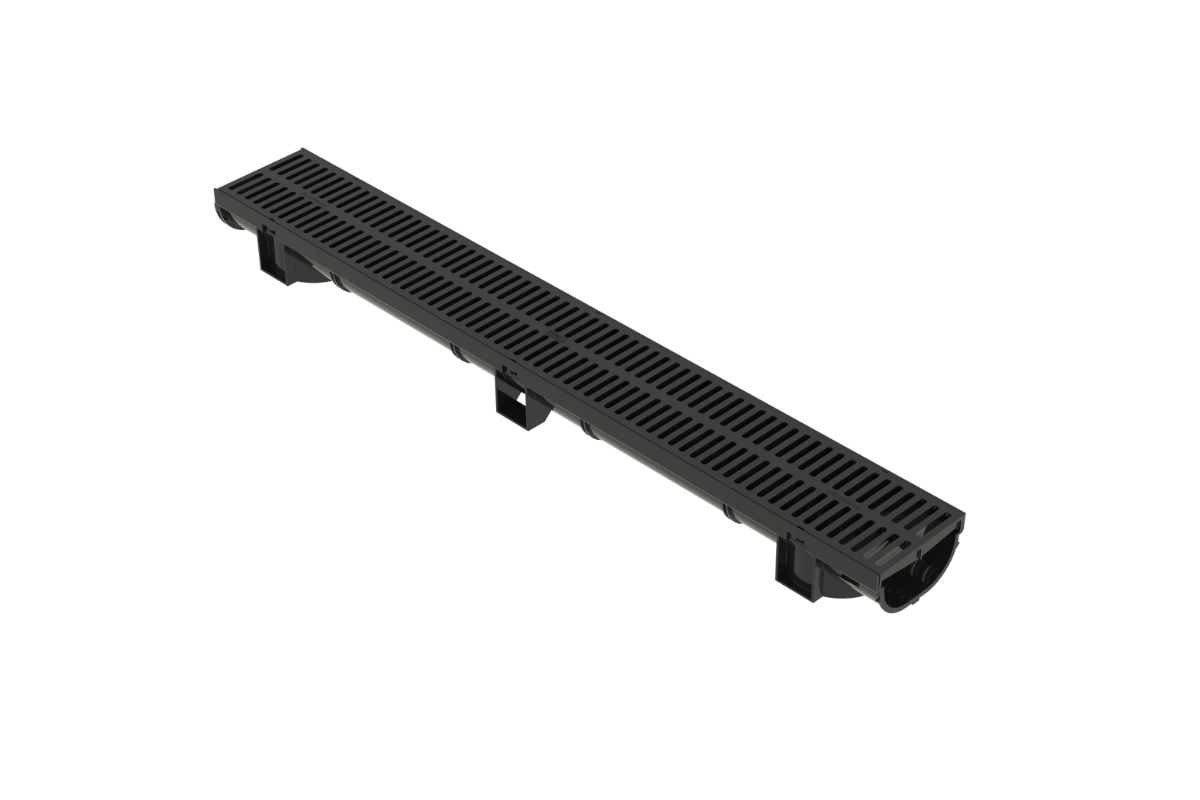 EasyDRAIN Compact Channel with Polymer Grate