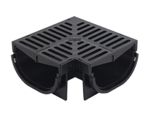 EasyDRAIN Compact Corner with Polymer Grate