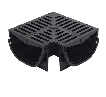 EasyDRAIN Compact Corner with Polymer Grate
