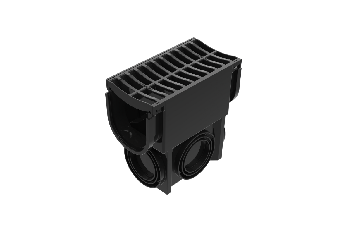 EasyDRAIN Standard Slim Pit with Polymer Grate