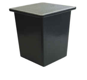 Rainwater Pit with EURODESIGN Stainless Steel Grate
