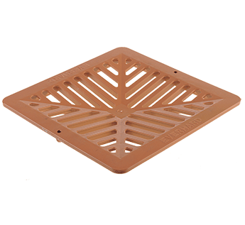 Flo-way Polymer Grate – Terracotta