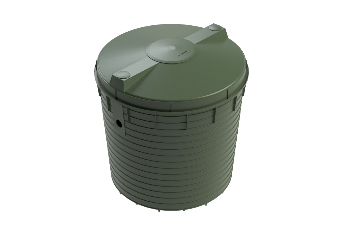 2500L Polymer Deep Invert Septic Tank