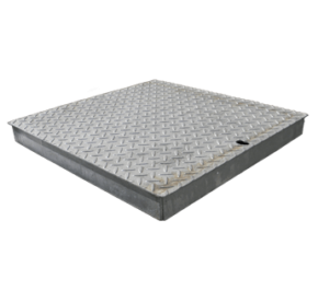 Series 450 Galvanised Steel Checker Plate Cover