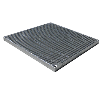 Series 300 Squareline Heel Friendly Galvanised Grate