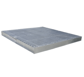 Series 600 Squareline Heel Friendly Galvanised Grate