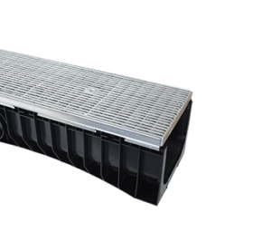 EvoMAX 200H HDPE Channel & Galvanised Heel Friendly Grate