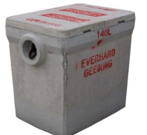 140 Litre Concrete Grease Trap