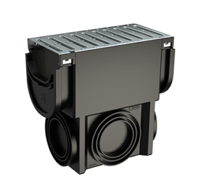 EasyDRAIN Compact Slim Pit with Galvanised Grate