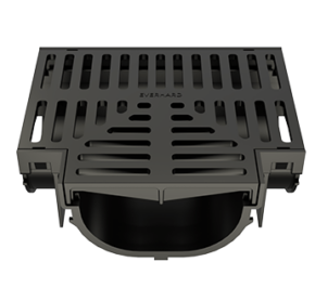 EasyDRAIN Compact Tee Piece with Polymer Grate