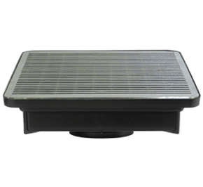 Flo-way Shallow Pit with EuroDesign Stainless Steel Grate