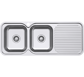 Classic Standard 1180 1TH LH 2 Bowl & Drainer