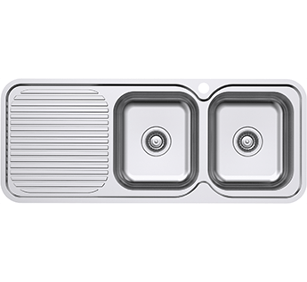 Classic Standard 1180 1TH RH 2 Bowl & Drainer