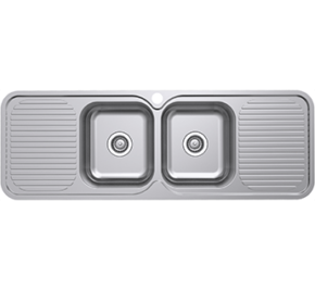 Classic Standard 1380 1TH 2 Bowl & 2 Drainer