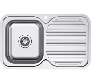 Classic Standard 780 1TH LH Single Bowl & Drainer