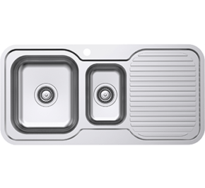 Classic Standard 980 1TH LH 1.5 Bowl & Drainer
