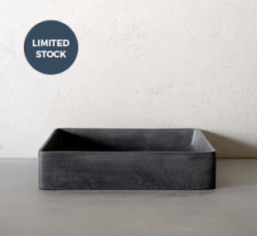 Artesian Series Graphite Rectangle Concrete Basin