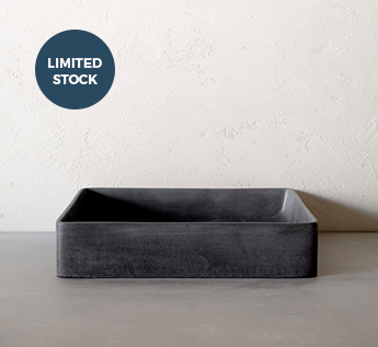 Artesian Series Graphite Rectangle Concrete Basin
