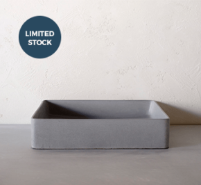 Artesian Series Ash Rectangle Concrete Basin