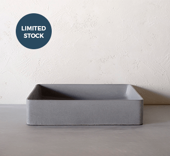 Artesian Series Ash Rectangle Concrete Basin