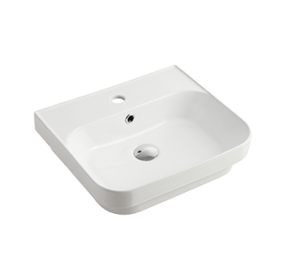 Nugleam 1TH Rectangle Inset Basin