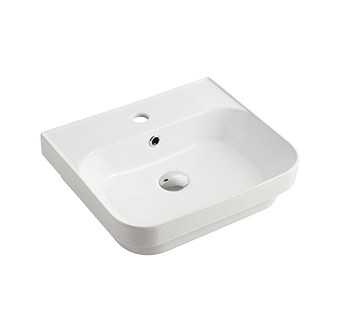 Nugleam 1TH Rectangle Inset Basin