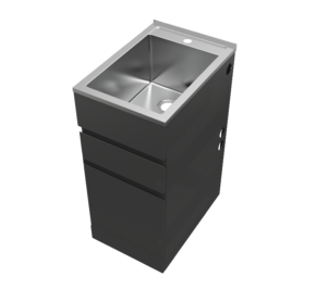 Excellence 35L Matte Black Drawer System Laundry Unit