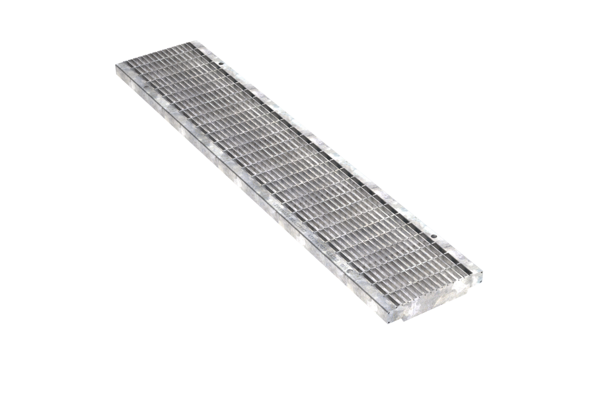DuraDRAIN 150 Series Galvanised Steel Class B – Grate Only
