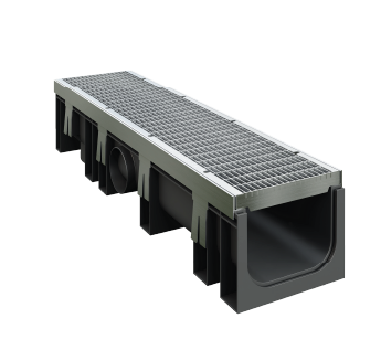 DuraDRAIN 200 Series Channel & Galvanised Class B Steel Grate