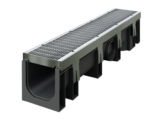 150H Galvanised Grate and Channel