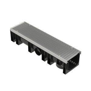 DuraDRAIN 200 Channel and 316 Stainless Steel Wedgewire Grate